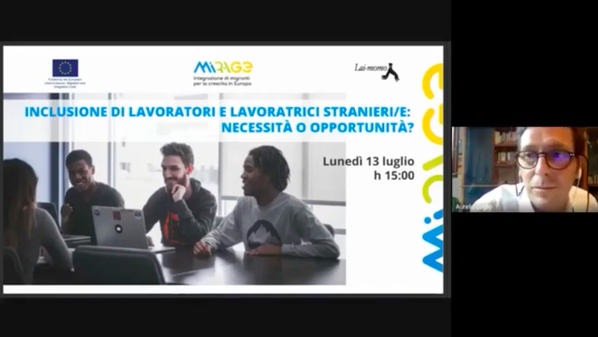 Video del webinar “Inclusione di lavoratori e lavoratrici stranieri/e: necessità o opportunità?”